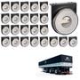 Imagem de 24 Lanterna Lateral Librelato LED Cristal 85mm c Sup e Conec