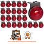Imagem de 24 Lanterna Lateral Librelato LED Rubi 65mm C/ Sup. e Conec