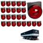 Imagem de 24 Lanterna Lateral Librelato LED Rubi 85mm c Suporte - Fio