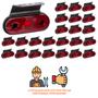 Imagem de 24 Lanterna Lateral Librelato LED Rubi c/ Supt - Fio