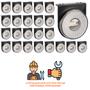 Imagem de 24 Lanterna Lateral Randon LED Cristal 85mm c/ Sup. - Conect
