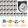 Imagem de 24 Lanterna Lateral Randon LED Cristal 85mm c/ Sup. - Conect