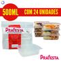 Imagem de 24 Un Pote Descartável 250/350/500/750/1000ml Freezer Microondas Marmita Fitness