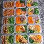 Imagem de 24 Un Pote Marmita Retangular 1000ML Descartável Fitness Fit Freezer Microondas - Rioplastic