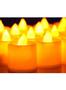 Imagem de 24 Velas Eletrônicas Led Amarelas Decorativas, Casamento, Festa, Decoração + 72 Baterias