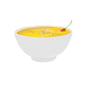 Imagem de 24un tigela cumbuca melamina branca redonda 350ml caldo sopa