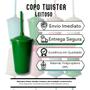 Imagem de 25 Copos Twister C/  Tampa e Canudo 400 ML Acrilico, Lembrancinha