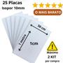 Imagem de 25 Placas de Isopor 10mm 100cm x 50cm x 1cm Forro Laje Teto