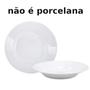 Imagem de 25 Pratos Fundos em Melamina/Plastico 25 Cm Branco  Fuxing 