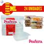 Imagem de 25 Un Pote Descartável 250/500/750/1000ml Freezer Microondas Marmita Fitness