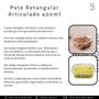 Imagem de 25 Unid. Embalagem Articulada Mini Doce Retangular 400ml