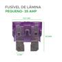 Imagem de 25x Fusível Automotivo Lâmina Pequeno 35 Amp Roxo - Green