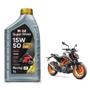 Imagem de 2L Oleo Mobil Motor Moto 100% Sintetico 15w50 Api Sn