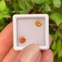 Imagem de 2ø Safira - Amarela e Laranja Brilhante ø5mm 1,18ct