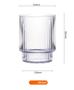 Imagem de 2pcs Vertical Pattern Hand Made Japanese EDO Crystal Old Fashioned Whisky Rock Glasses Verre Whiskey Tumbler Wine Glass Charms Cup Vidro à moda antiga