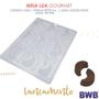 Imagem de 2un Forma para Chocolate com Silicone Meia Lua Gourmet 18g Ref. 9632 BWB