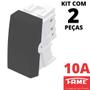 Imagem de 2un Módulo Interruptor Simples 10A Habitat Black FAME