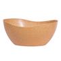 Imagem de 2un Tigela saladeira bowl oval  1,9lt marrom claro