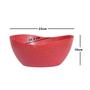 Imagem de 2un Tigela saladeira bowl oval servir 1,9lt vermelho