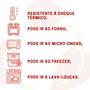 Imagem de 2UNI Assadeira Retangular 2,2L Média Saladeira Forno Microondas