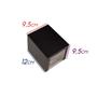 Imagem de 2x Arandela Efeito 2 Focos Preto Sem Friso Box Policarbonato St1386