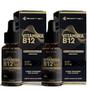 Imagem de 2x B12 Metilcobalamina Gotas Sublingual 414%vd (Por Gota) Sabor Morango 30ml