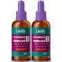Imagem de 2x Complexo B Liquída 30ml Gotas Uvits 