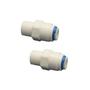 Imagem de 2x Conector Refil Side by Side Reto Macho 1/4  engate 1/4