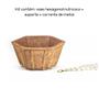 Imagem de 2X Kit Vaso Hexagonal Nutricoco 15 (6L) NUTRIPLAN