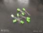 Imagem de 2x Led Verde Retangular 2,5x5mm