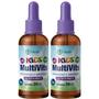 Imagem de 2x Multivitaminico Multivits Kids 30ml Cada - Uvits