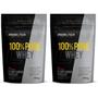 Imagem de 2x Probiótica 100% Pure Whey Refil - 900G Morango Suplemento