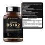 Imagem de 2x Vitamina D3 2.000UI + K2 Mk-7 149mcg 120 Cáps Formula Importada Ecomev