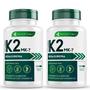 Imagem de 2x Vitamina K2 MK7 Menaquinona 500mg Pura Isolada Maior Absorção 100mcg 240Cáp 4 meses Ecomev