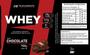 Imagem de 2x whey protein de chocolate 900g hf suplements proteina + scoop