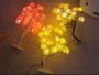 Imagem de 3 Abajur Luminária Árvore De Flor Rosas Led A 110v Decoração