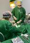Imagem de 3 Aventais Cirurgicos / Capotes Cirurgia Odontologica tecido Brim Leve.