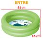 Imagem de 3 Baby Piscina Inflável 28L Bebe Criança infantil Mor Verde