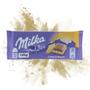 Imagem de 3 barras de chocolate milka ao leite com biscoito e creme