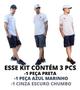 Imagem de 3 Bermuda Shorts Masculino Dry Fit Academia Esporte 2 Bolsos