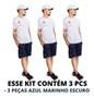 Imagem de 3 Bermuda Shorts Masculino Dry Fit Academia Esporte 2 Bolsos