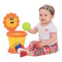 Imagem de 3 Brinquedo Didático Empilha Baby Macaco + Basketball + Bola