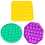 Imagem de 3 Brinquedos Sensoriais Fidget Toy RadBizz Push Pop Bubble