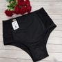 Imagem de 3 calcinha plus size calçola hot pants senhora cintura alta confortável tecido macio (kit 3 vovó)