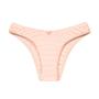 Imagem de 3 Calcinhas Tanga Luminate 0248 Algodão Pessego Branco Choco