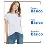 Imagem de 3 Camisetas Feminina Básica Baby Look 100% Algodão de verão