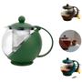 Imagem de 3 Chaleiras de Vidro Com Infusor Filtro Inox Chá Café 750ml