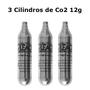 Imagem de 3 Cilindros CO2 12g Paintball Leão Modelismo