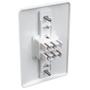 Imagem de 3 Conjunto Interruptor 1 Simples 1 Paralelo 10A Mec-Tronic