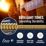 Imagem de 3 Cordas de Guitarra Acústica Elixir Phosphor Bronze NANOWEB